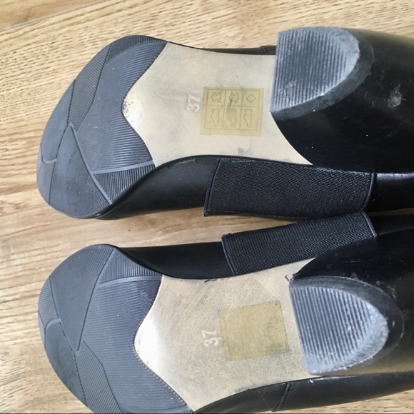 EVERYBODY Leather By B.Z Moda Women's Smooth Black Pull-On Shoes Size 37 Euro - Picture 8 of 12